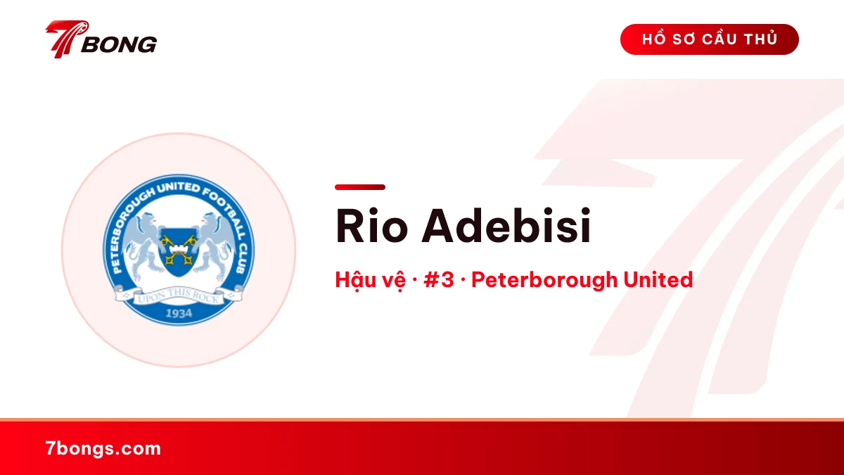 Rio Adebisi — Peterborough United