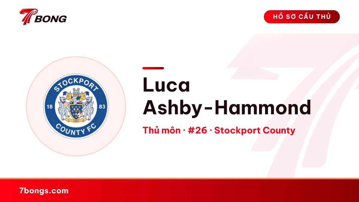 Luca Ashby-Hammond — Stockport County