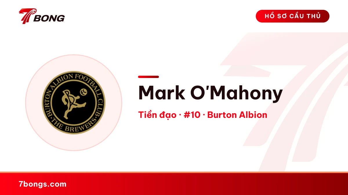 Mark O'Mahony — Burton Albion