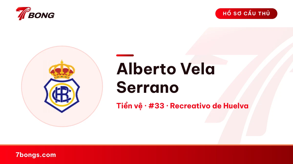 Alberto Vela Serrano — Recreativo de Huelva