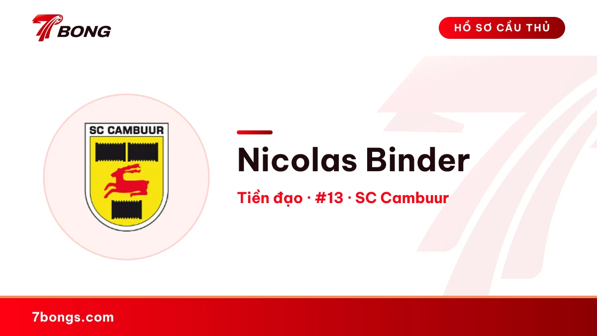 Nicolas Binder — SC Cambuur