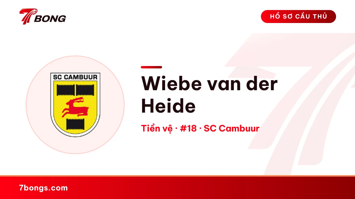 Wiebe van der Heide — SC Cambuur