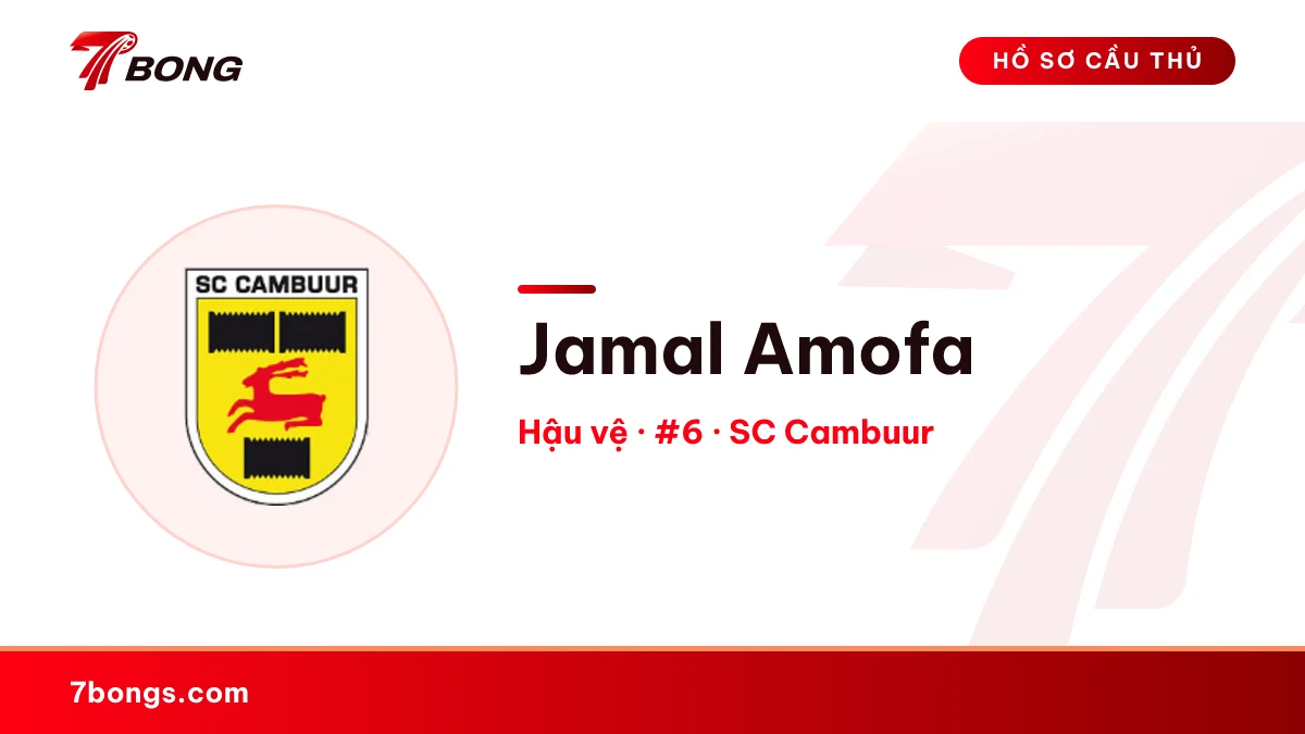 Jamal Amofa — SC Cambuur