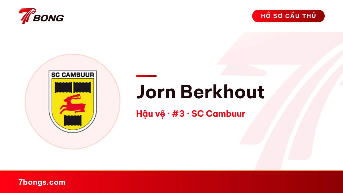 Jorn Berkhout — SC Cambuur