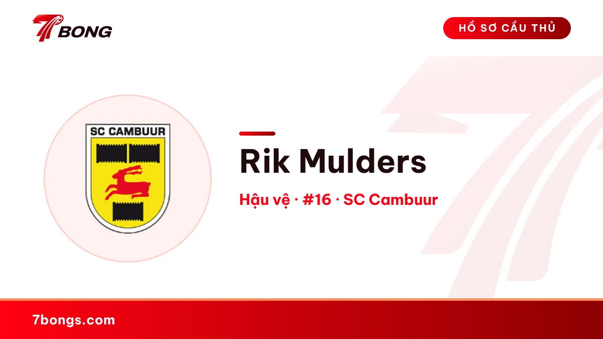 Rik Mulders — SC Cambuur