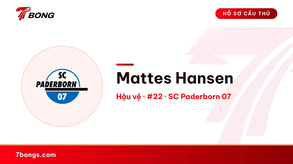 Mattes Hansen — SC Paderborn 07