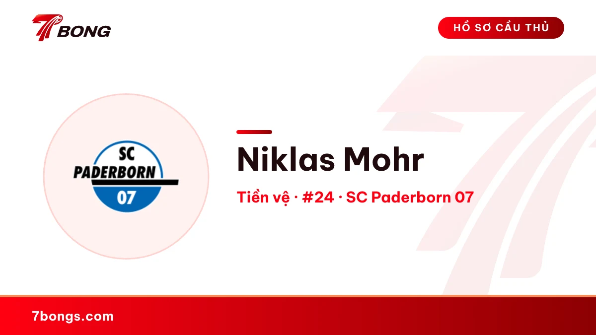 Niklas Mohr — SC Paderborn 07