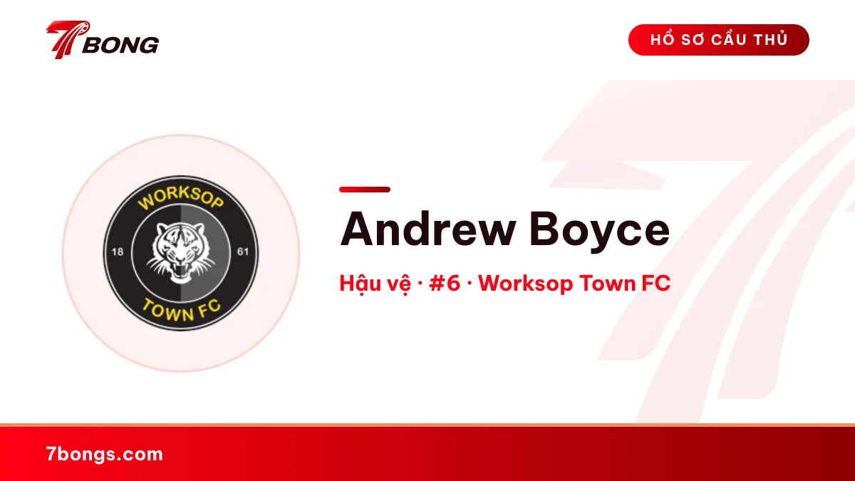 Andrew Boyce — Worksop Town FC