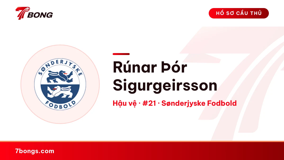 Rúnar Þór Sigurgeirsson — Sønderjyske Fodbold