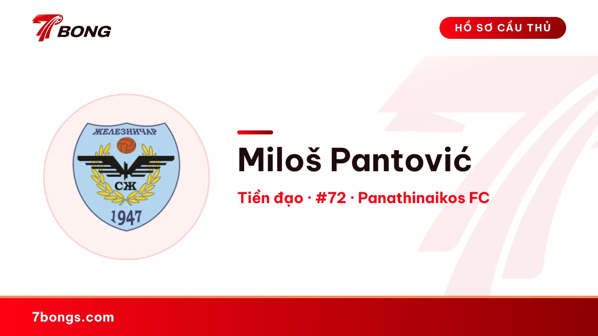 Miloš Pantović — Panathinaikos FC