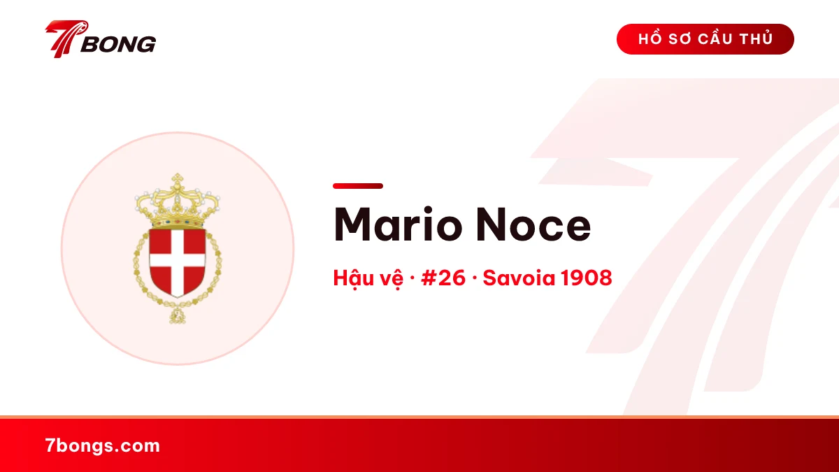 Mario Noce — Savoia 1908