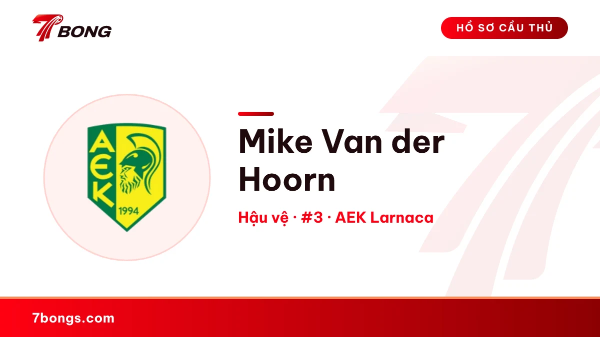 Mike Van der Hoorn — AEK Larnaca