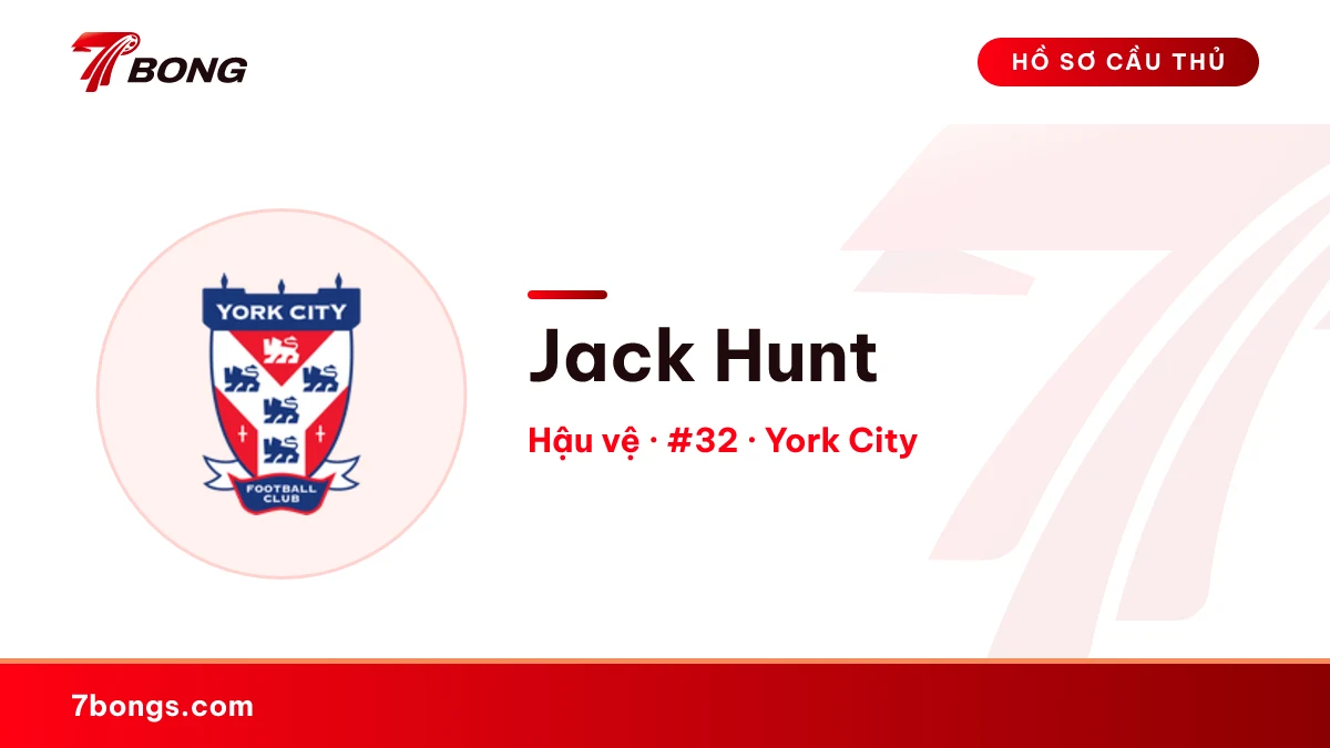 Jack Hunt — York City