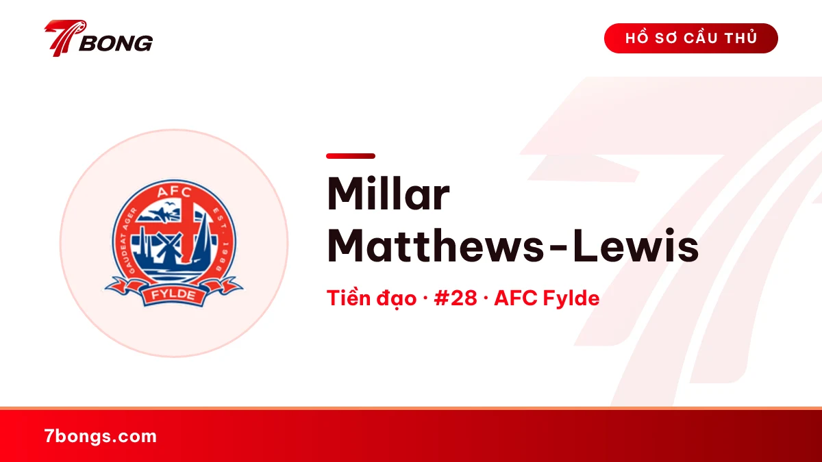 Millar Matthews-Lewis — AFC Fylde