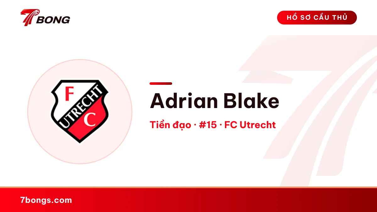 Adrian Blake — FC Utrecht