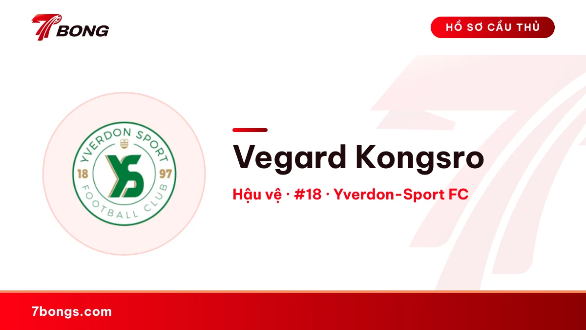 Vegard Kongsro — Yverdon-Sport FC