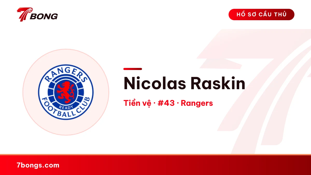 Nicolas Raskin — Rangers