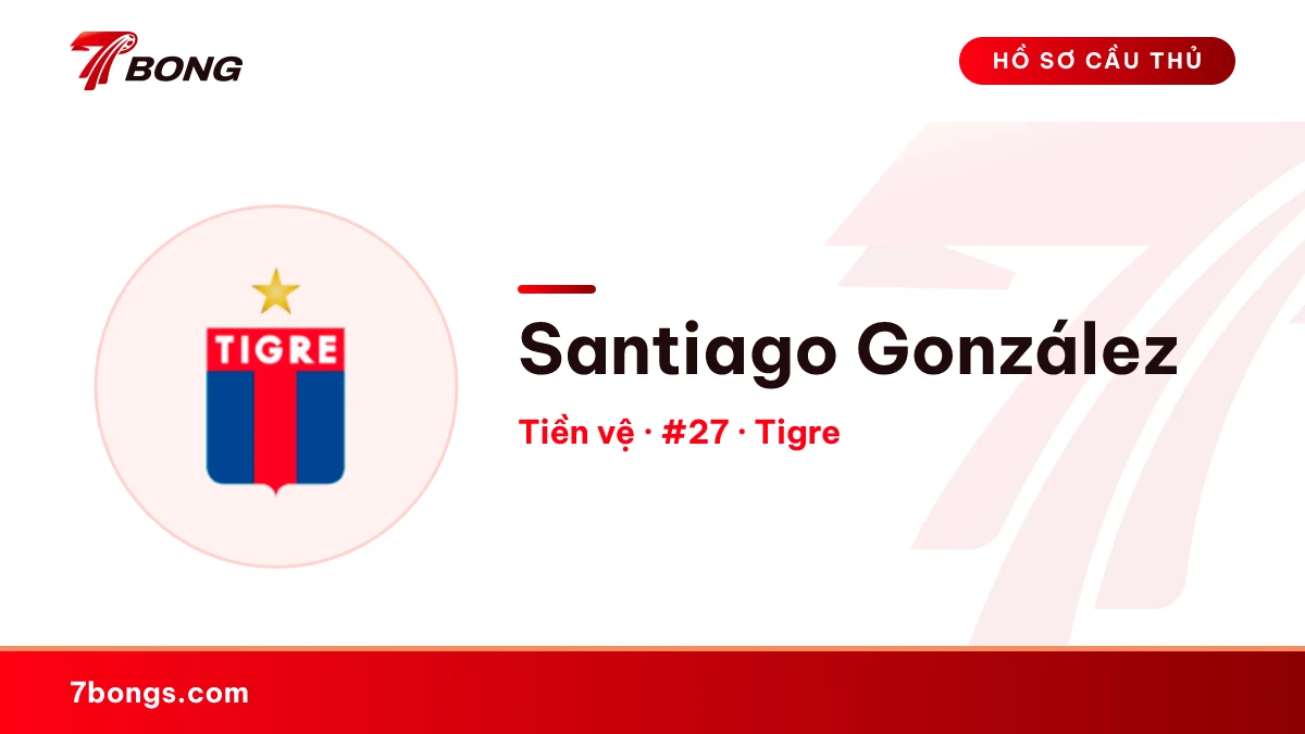 Santiago González — Tigre