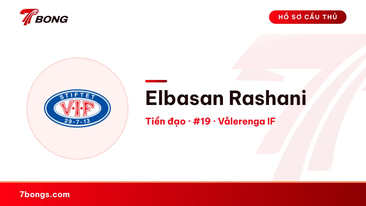 Elbasan Rashani — Vålerenga IF