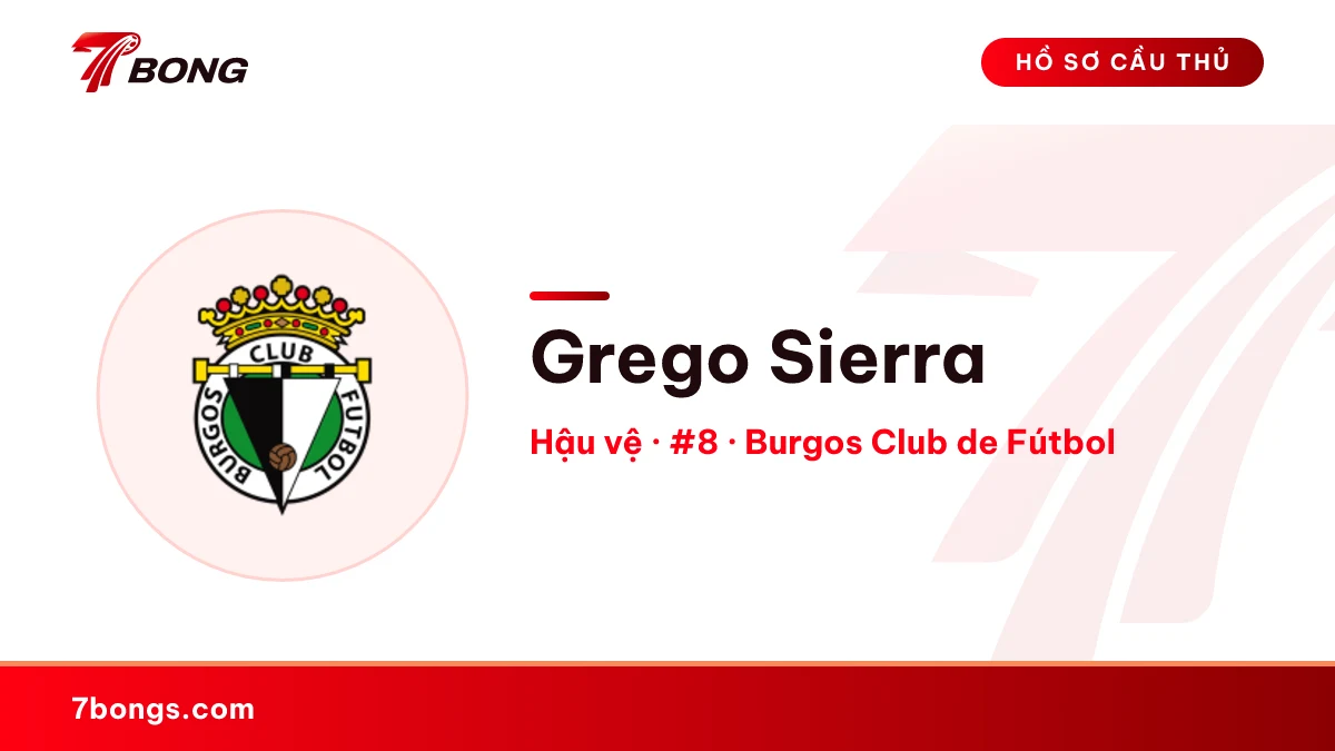 Grego Sierra — Burgos Club de Fútbol