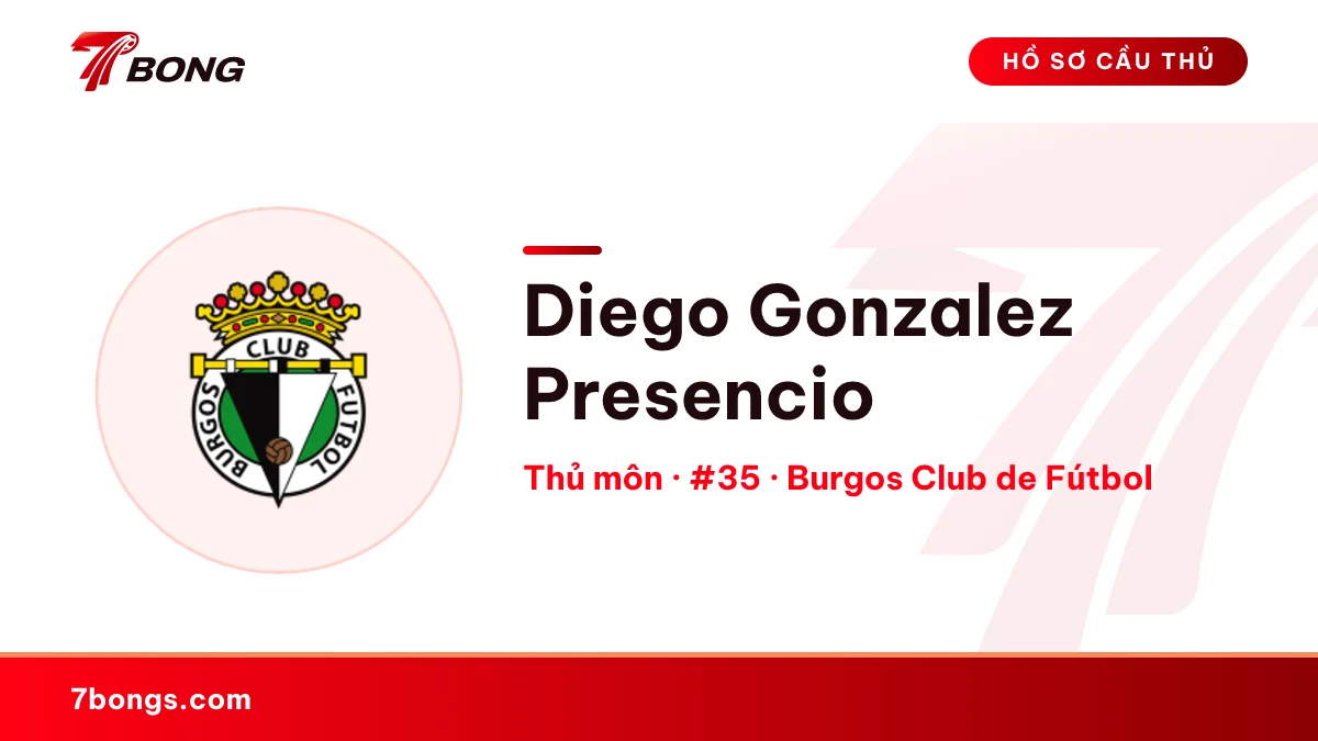 Diego Gonzalez Presencio — Burgos Club de Fútbol