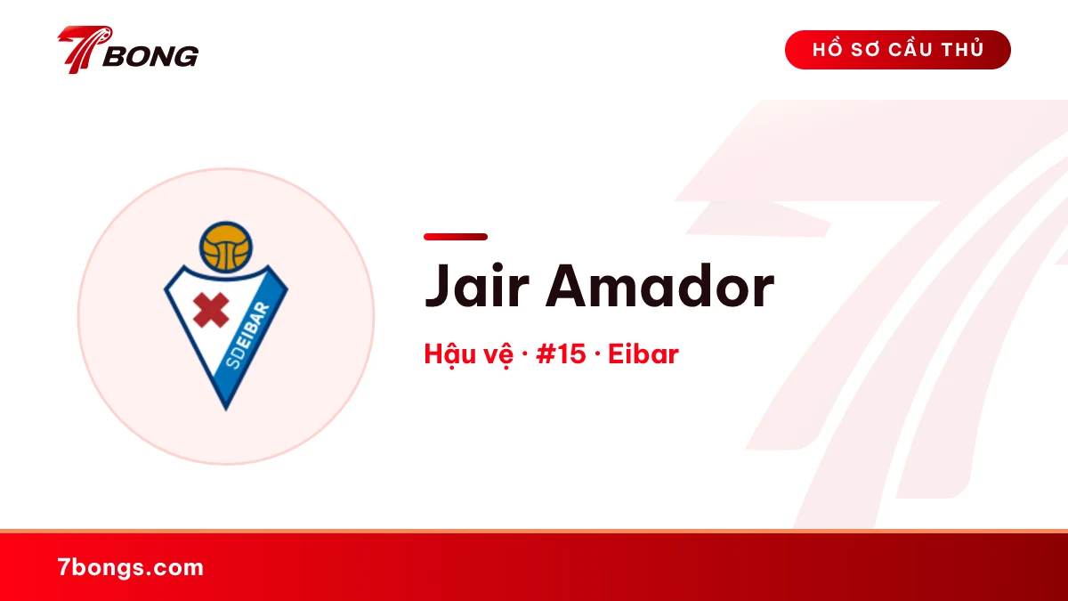 Jair Amador — Eibar