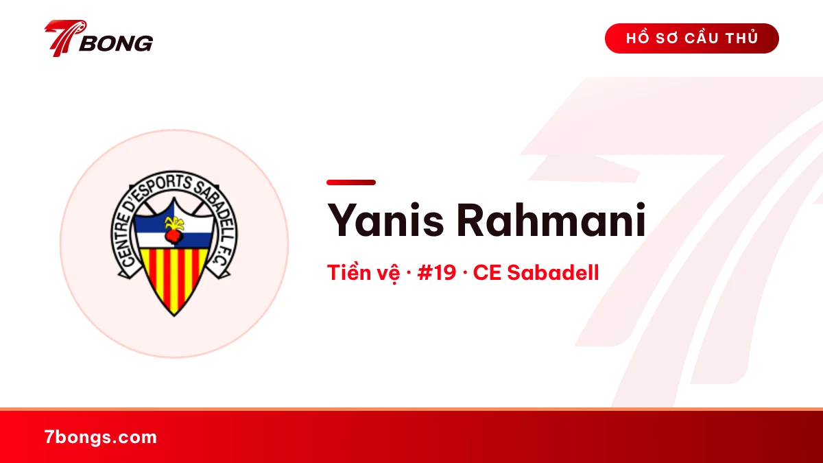 Yanis Rahmani — CE Sabadell