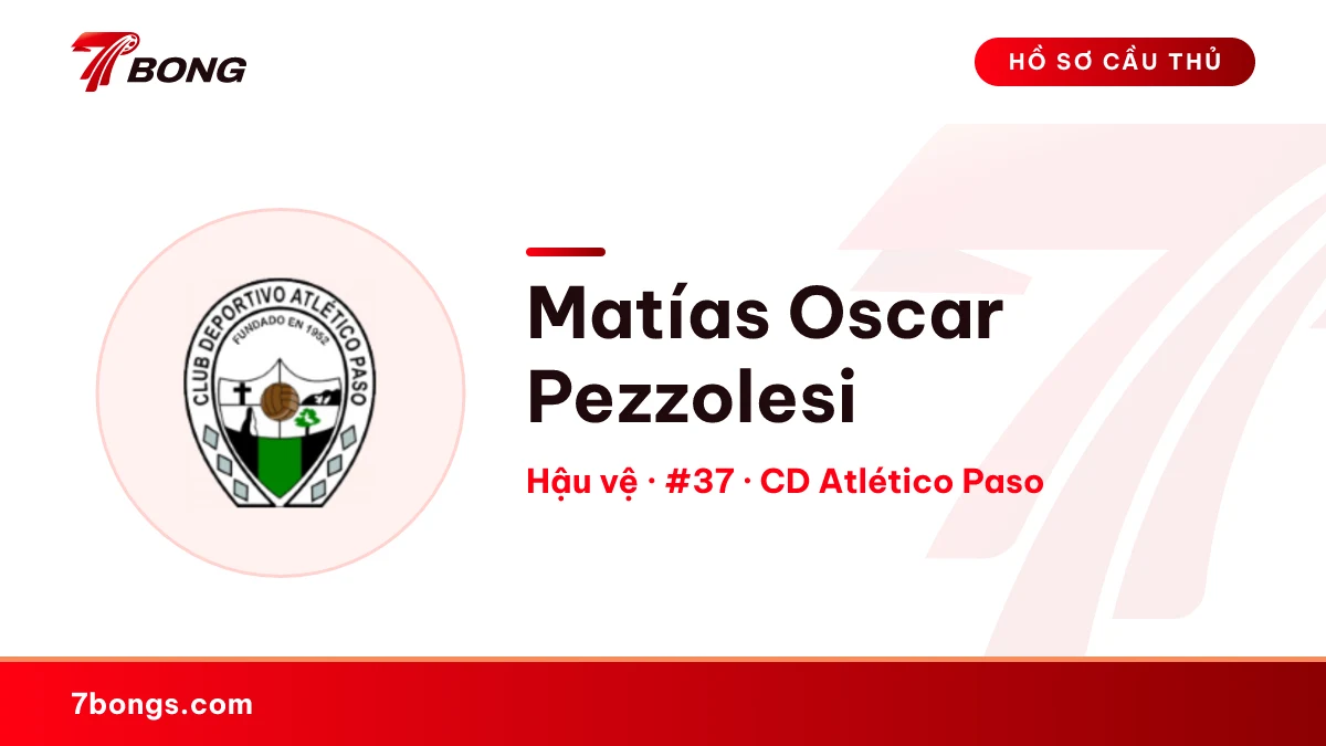 Matías Oscar Pezzolesi — CD Atlético Paso
