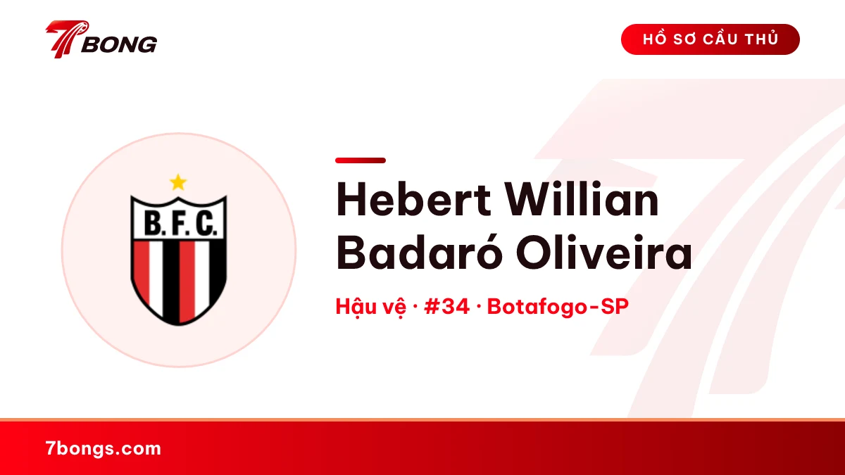 Hebert Willian  Badaró Oliveira — Botafogo-SP