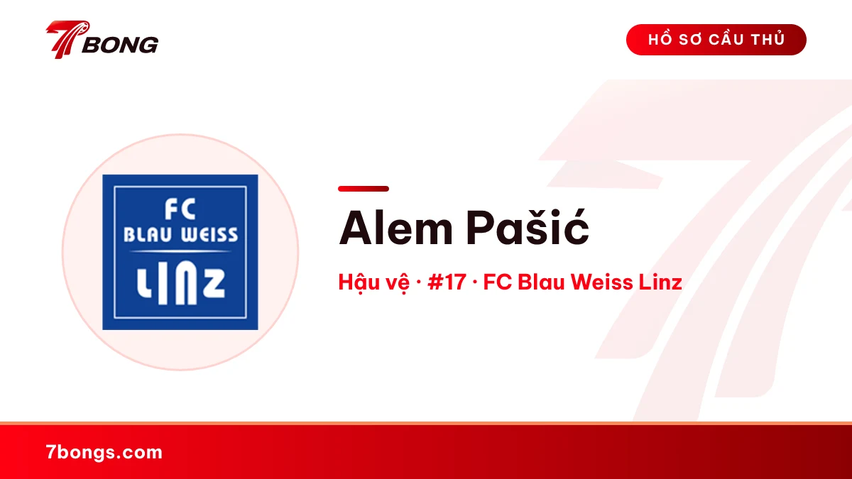Alem Pašić — FC Blau Weiss Linz