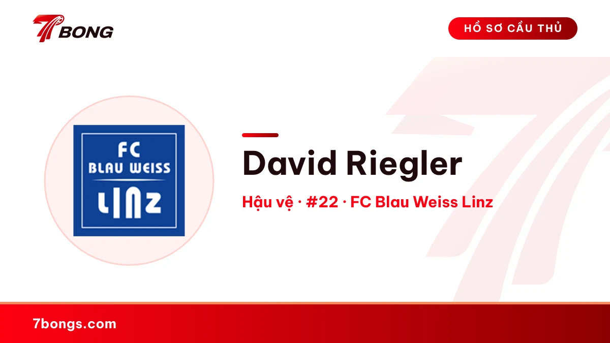 David Riegler — FC Blau Weiss Linz