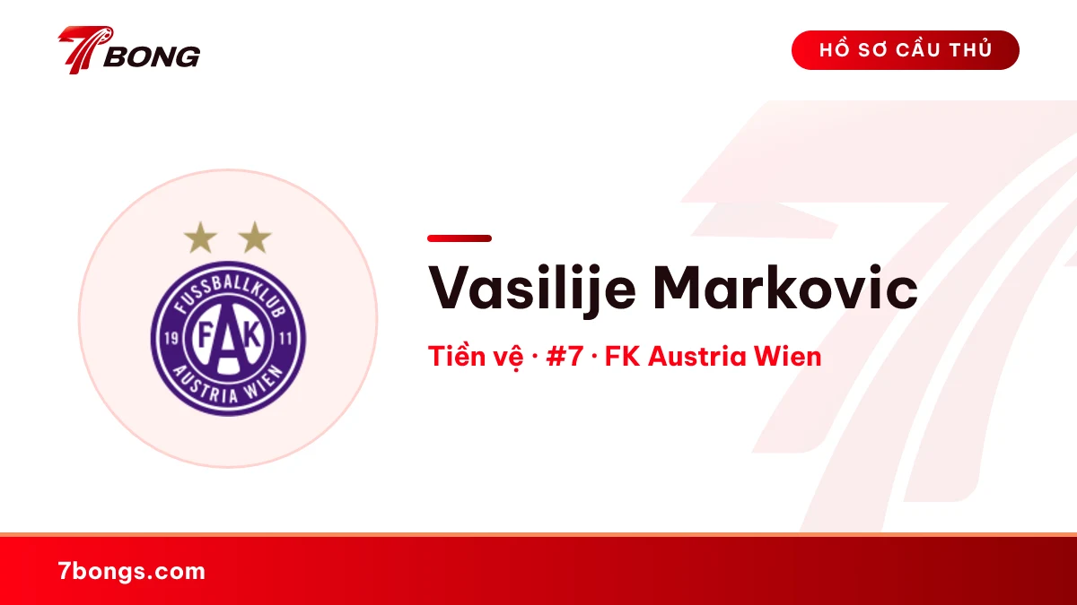 Vasilije Markovic — FK Austria Wien