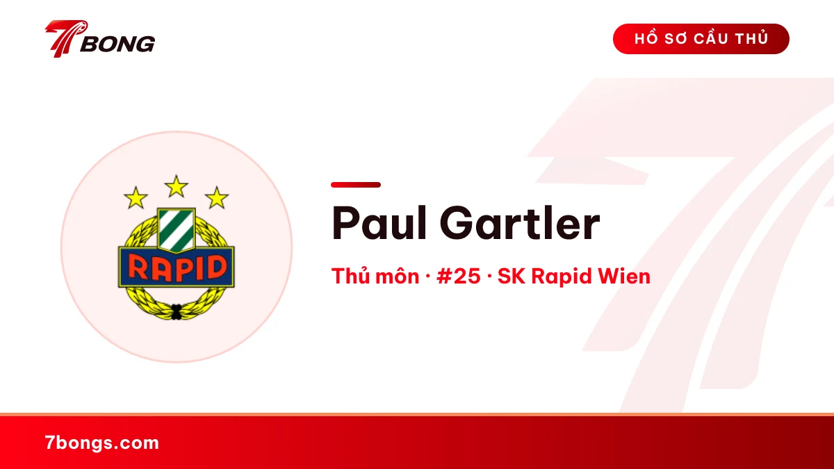 Paul Gartler — SK Rapid Wien