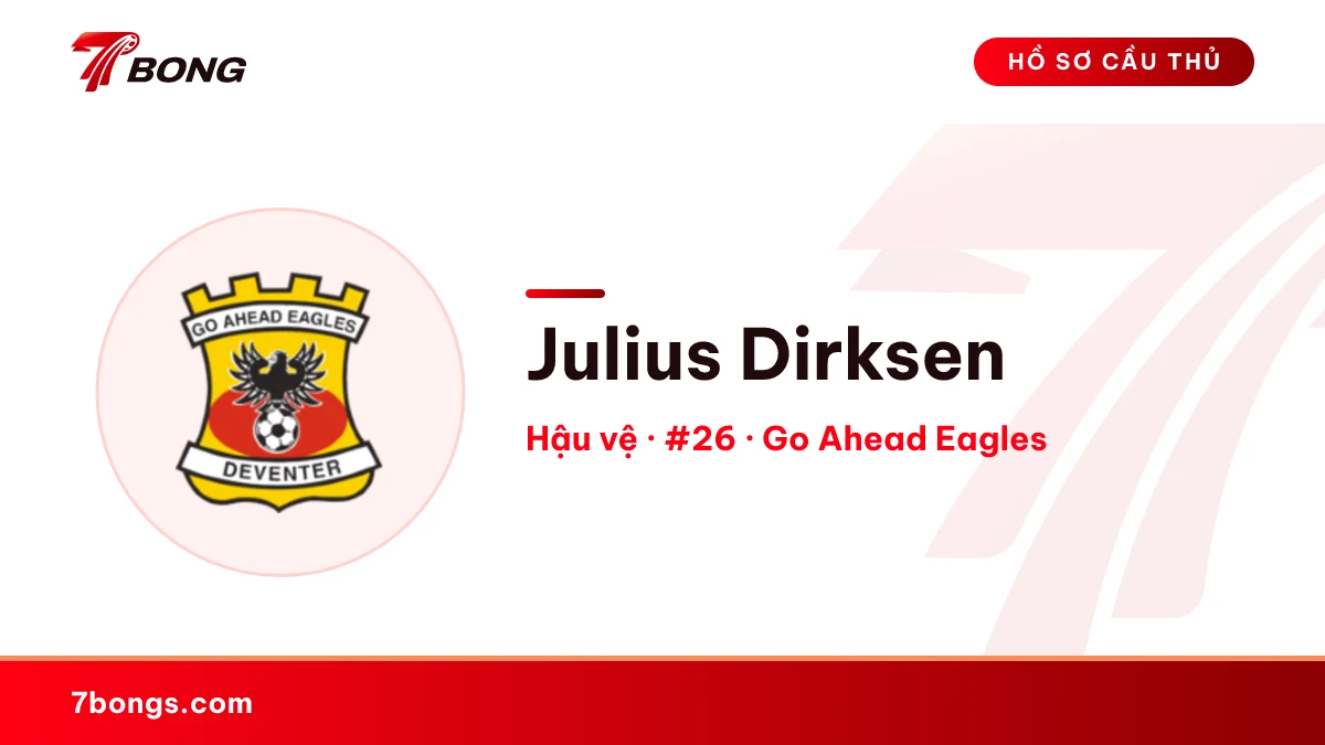 Julius Dirksen — Go Ahead Eagles
