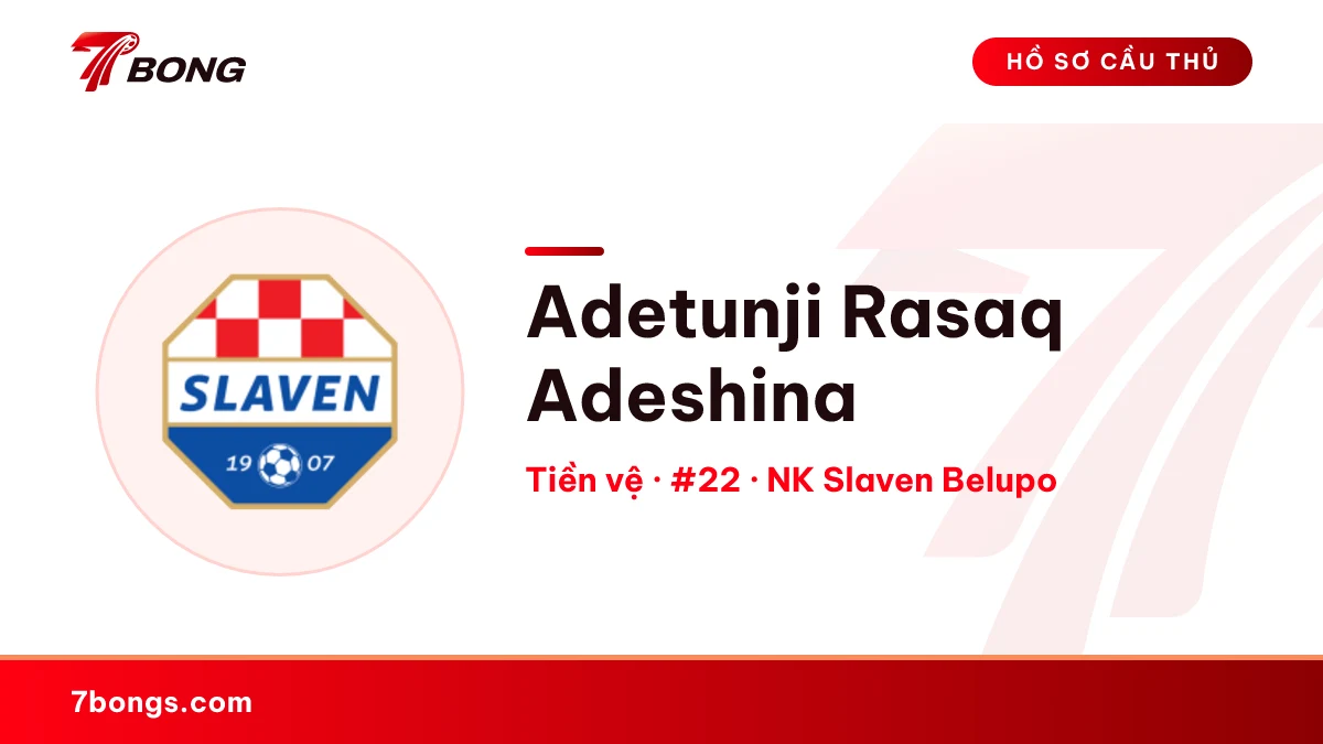 Adetunji Rasaq Adeshina — NK Slaven Belupo