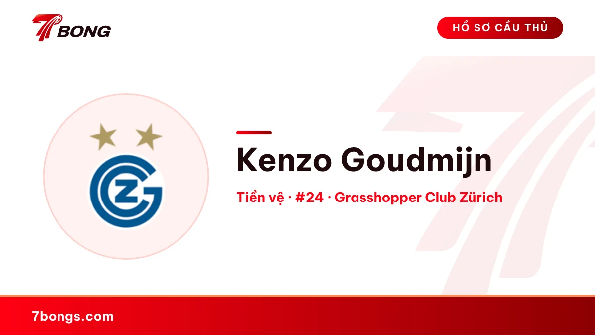 Kenzo Goudmijn — Grasshopper Club Zürich