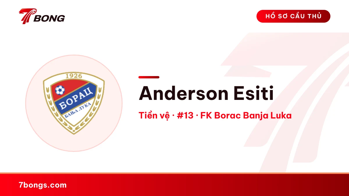 Anderson Esiti — FK Borac Banja Luka