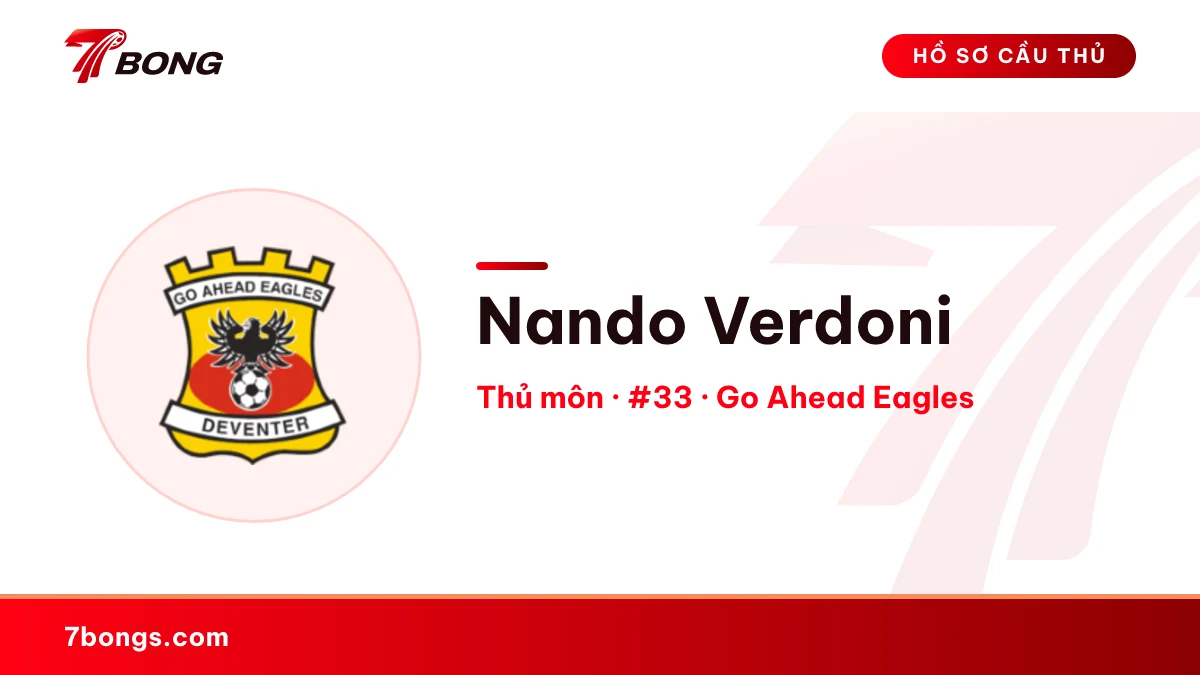 Nando Verdoni — Go Ahead Eagles
