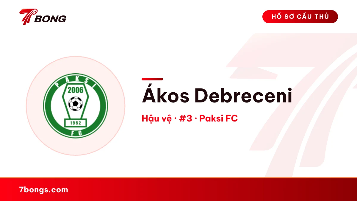 Ákos Debreceni — Paksi FC