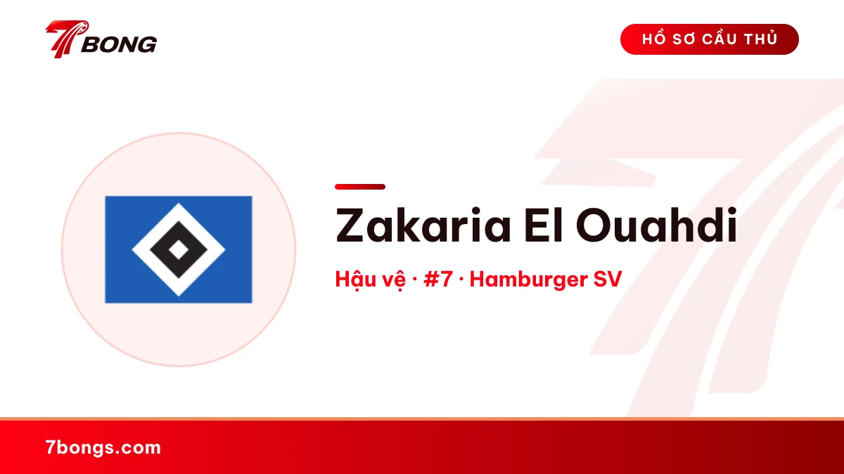 Zakaria El Ouahdi — Hamburger SV