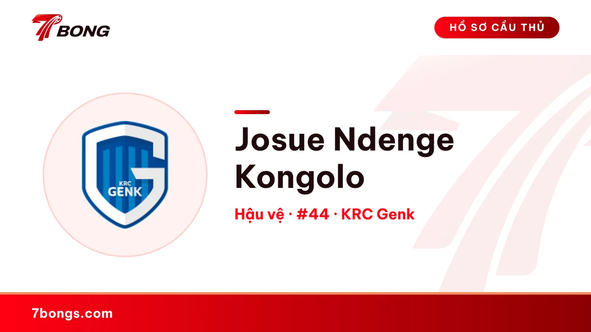 Josue Ndenge Kongolo — KRC Genk