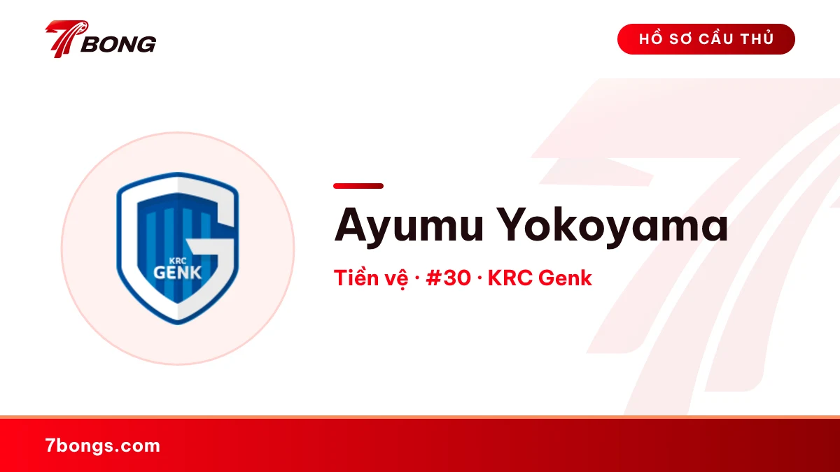 Ayumu Yokoyama — KRC Genk