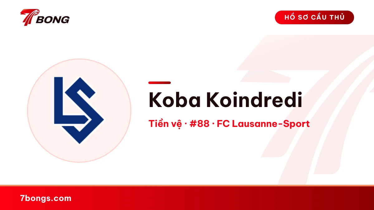 Koba Koindredi — FC Lausanne-Sport
