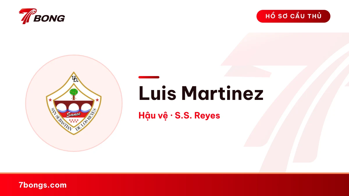Luis Martinez — S.S. Reyes