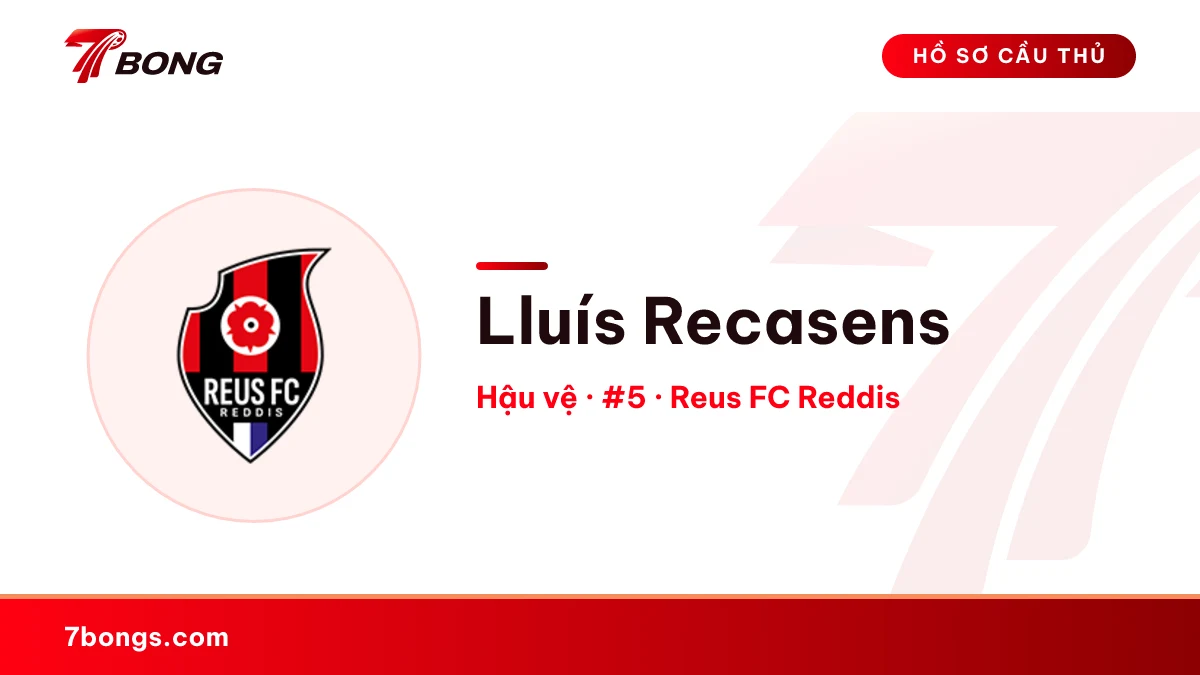 Lluís Recasens — Reus FC Reddis