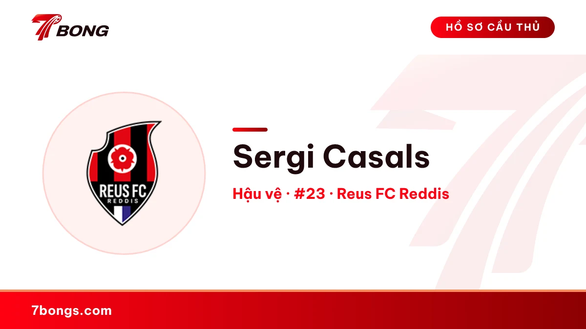 Sergi Casals — Reus FC Reddis
