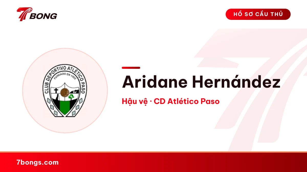 Aridane Hernández — CD Atlético Paso