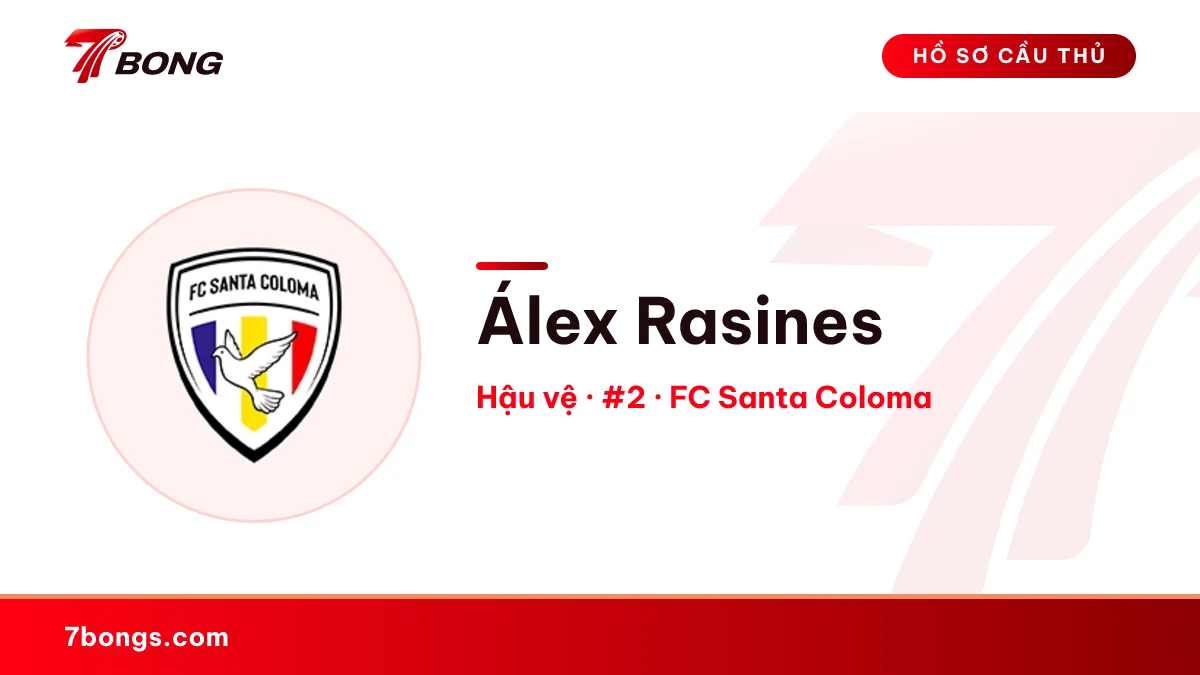 Álex Rasines — FC Santa Coloma