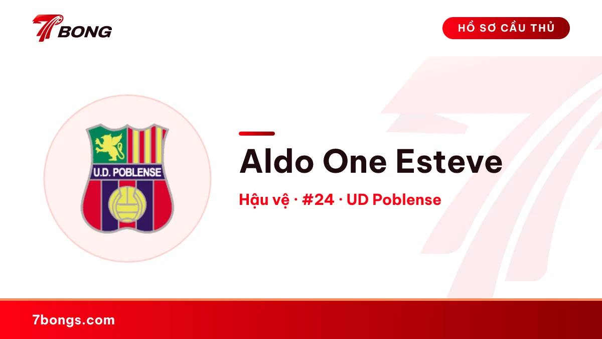 Aldo One Esteve — UD Poblense
