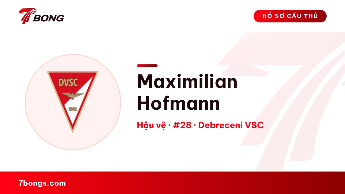 Maximilian Hofmann — Debreceni VSC